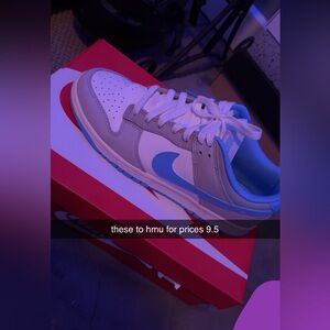 Nike university blue dunks